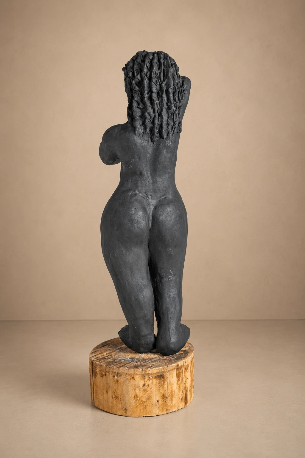 Sculpture figurative debout de Rajmanee Sukhoo